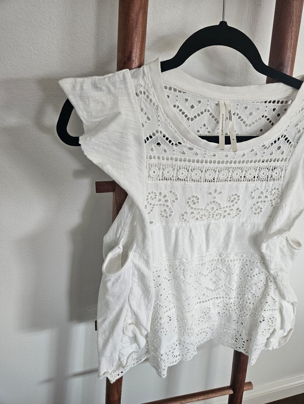 Anthropologie Boho Lace Tank Top - Picture 7 of 16